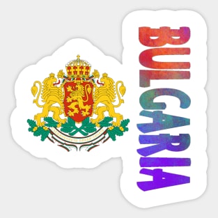 Bulgaria Coat of Arms Design Sticker